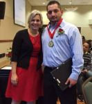 SSGT Alex Jauregui w/ CEO Kathleen Weis